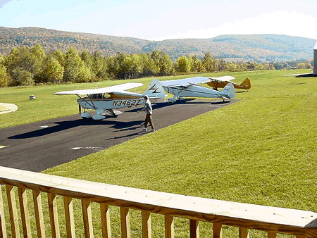 The “new flight line at Cooperstown, N.Y.