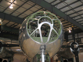 Front view of the B-29